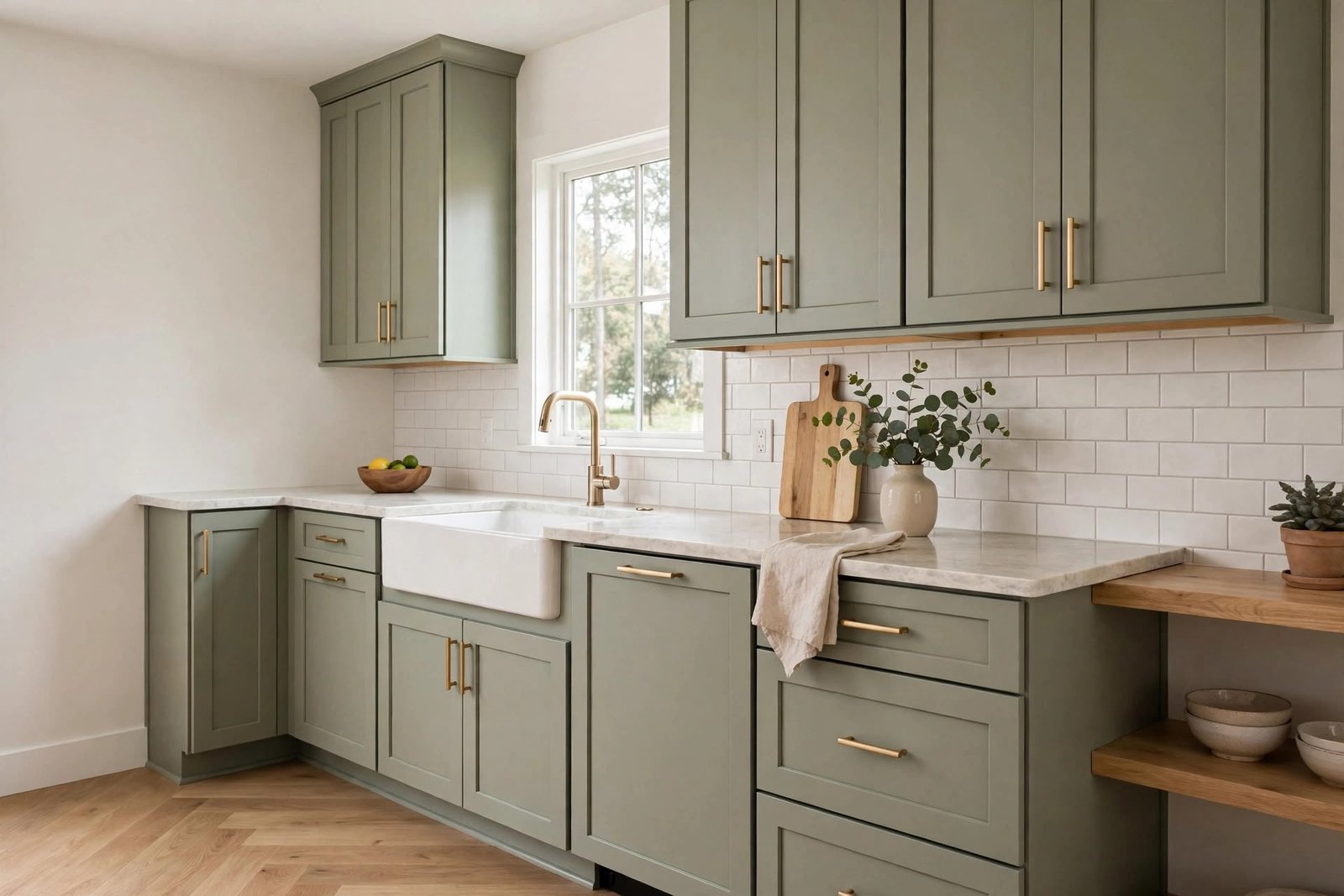 Kitchen cabinet refinishing project