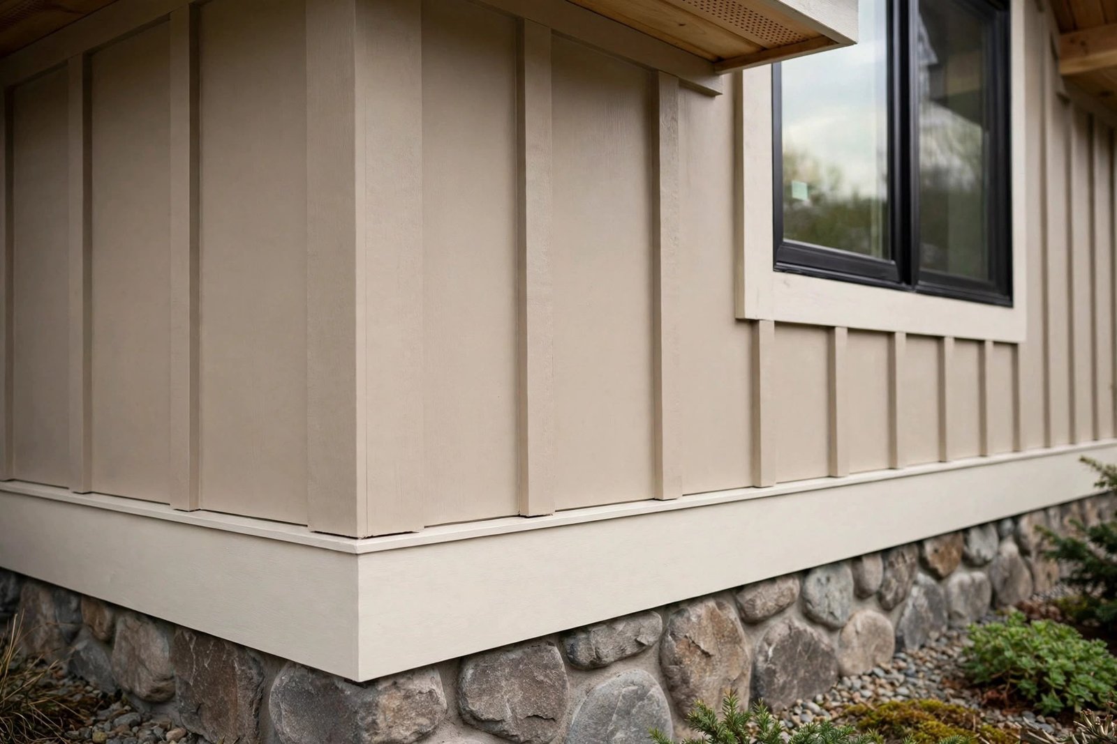 Exterior painting and finish details